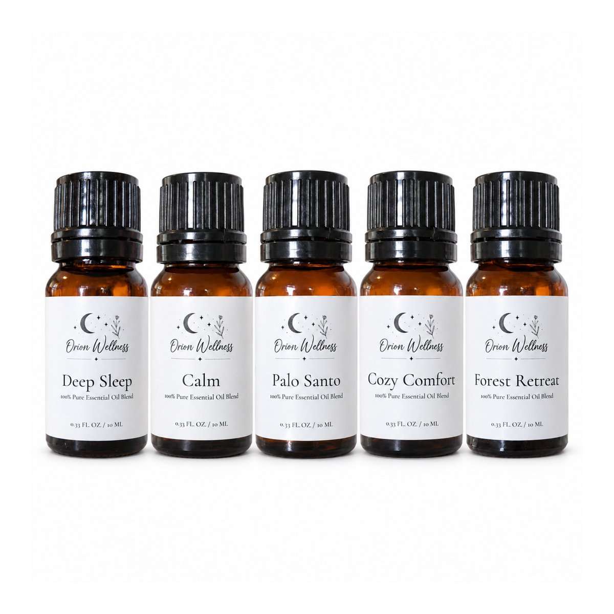 Evening Diffuser Blend Set | Five 10 mL Bottles