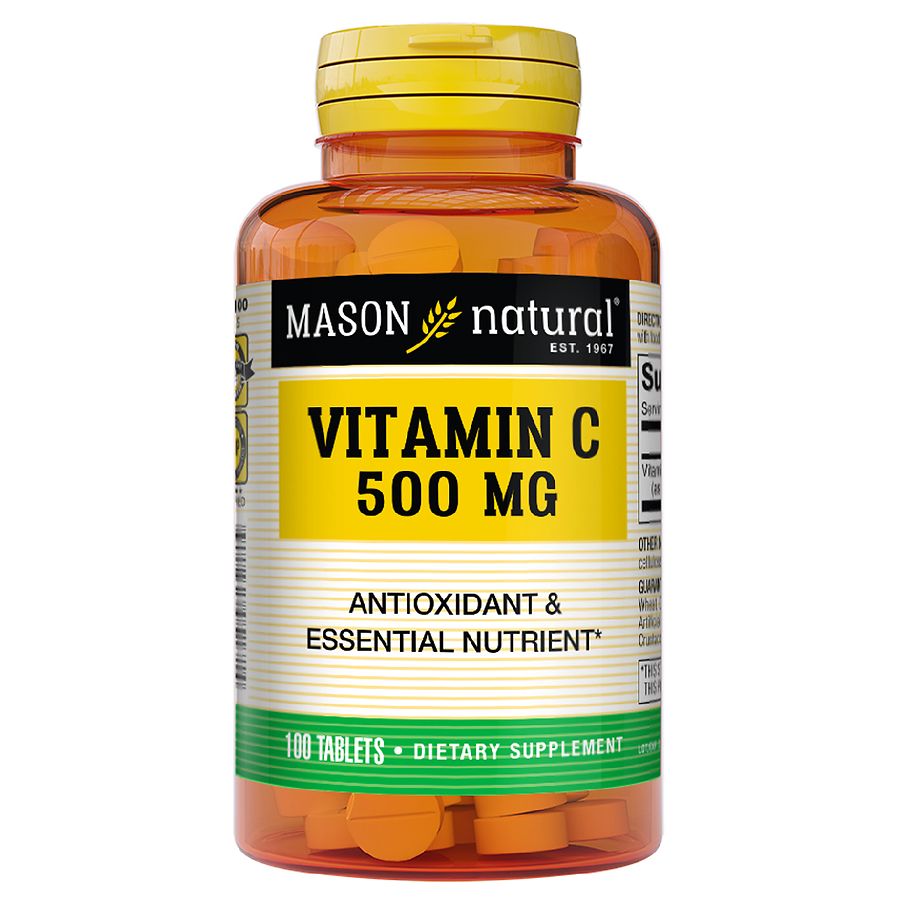 Mason Natural Vitamin C, 500 Mg, 100 Tablets