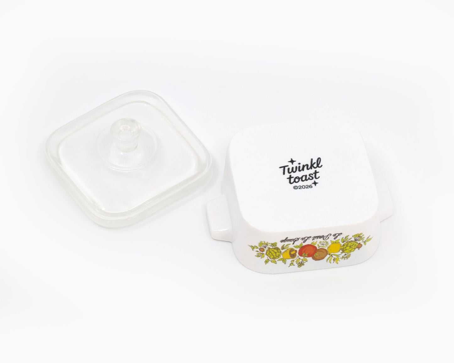 Mini Spice of Life Trinket Box – Corning Ware–Inspired Casserole