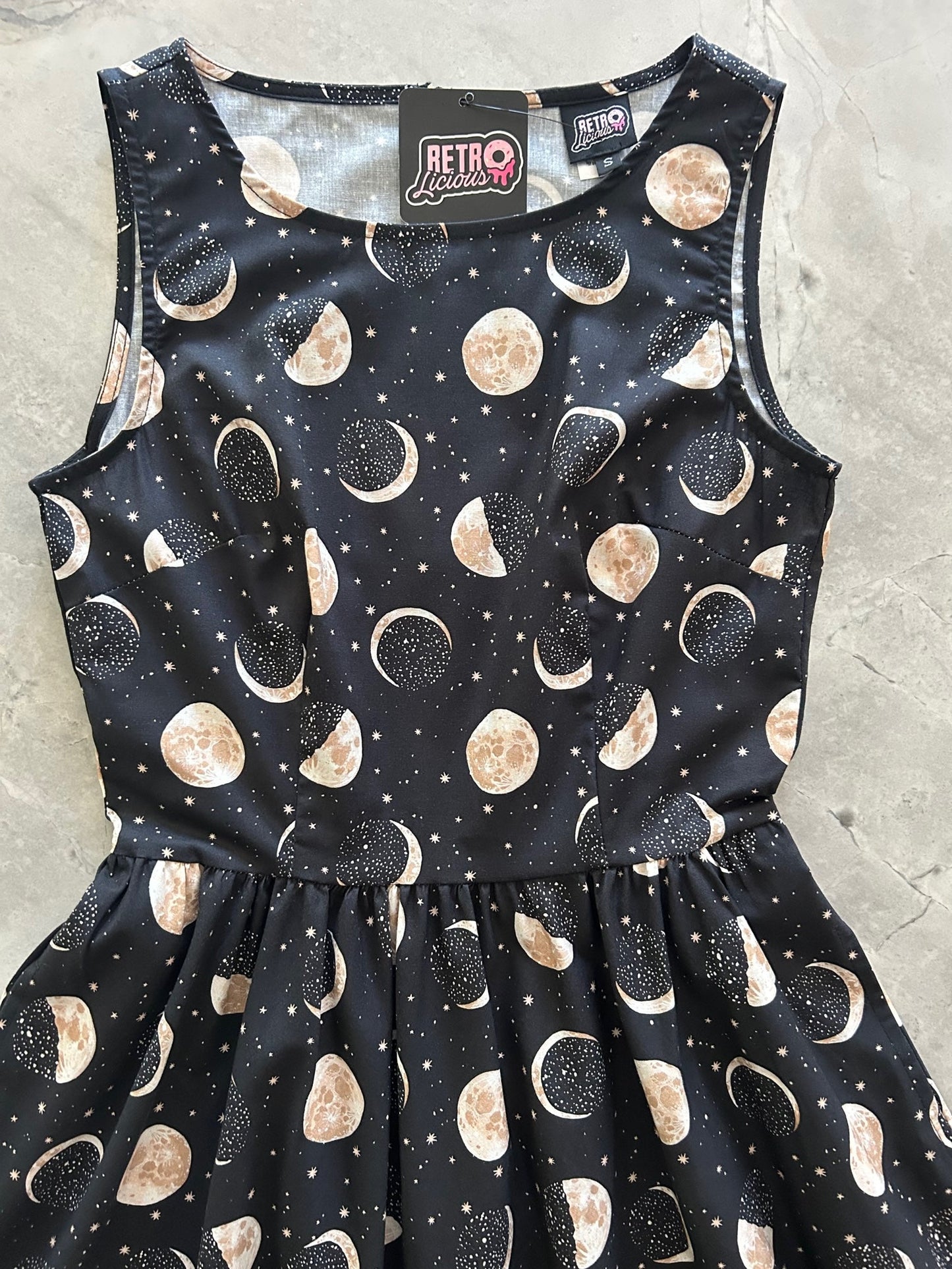Moon Vintage Dress - XS only, 1 left!
