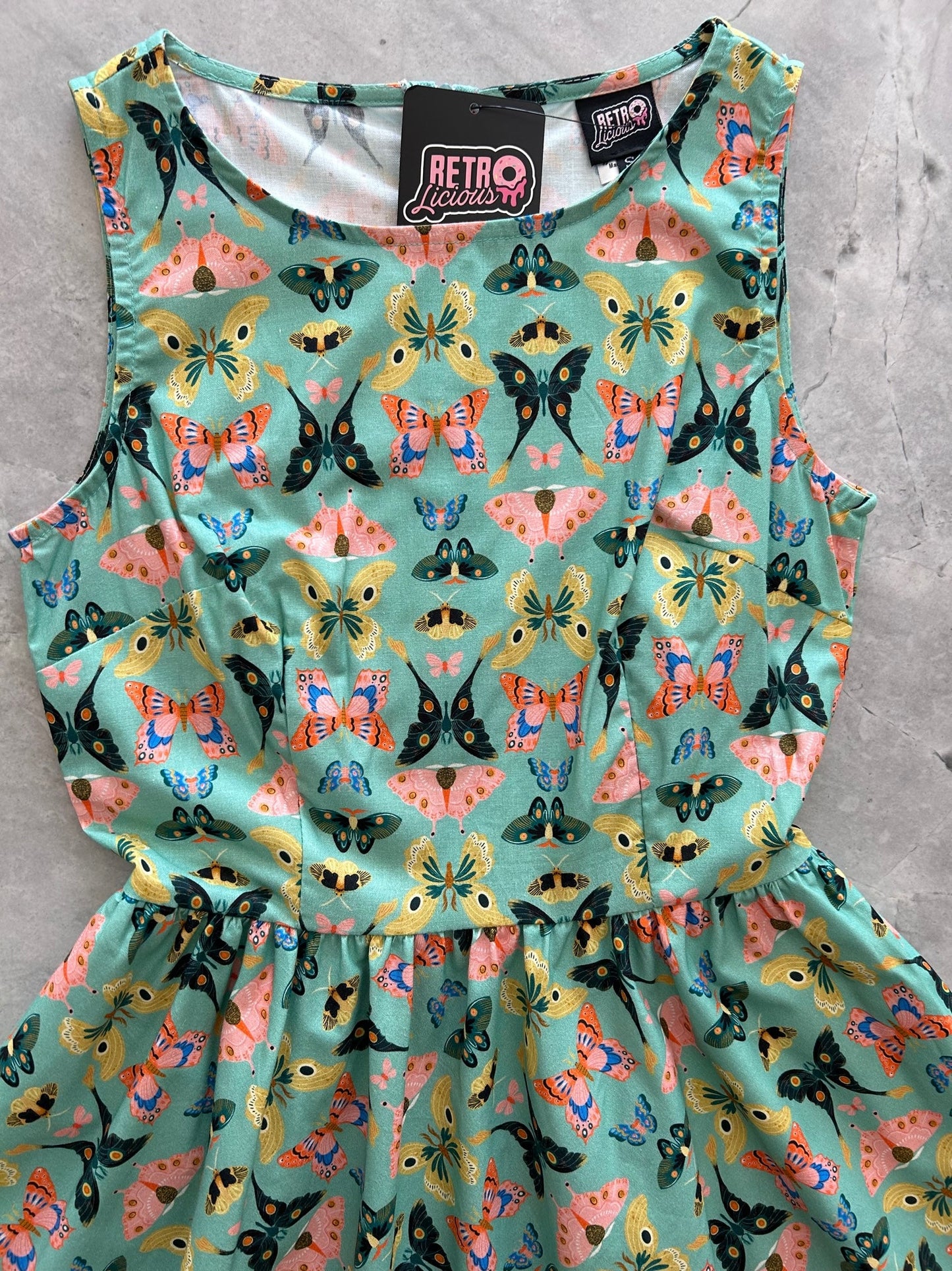 Butterflies Vintage Dress