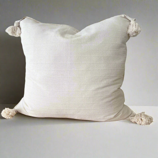 XL Cotton Tassel Pillow № 1