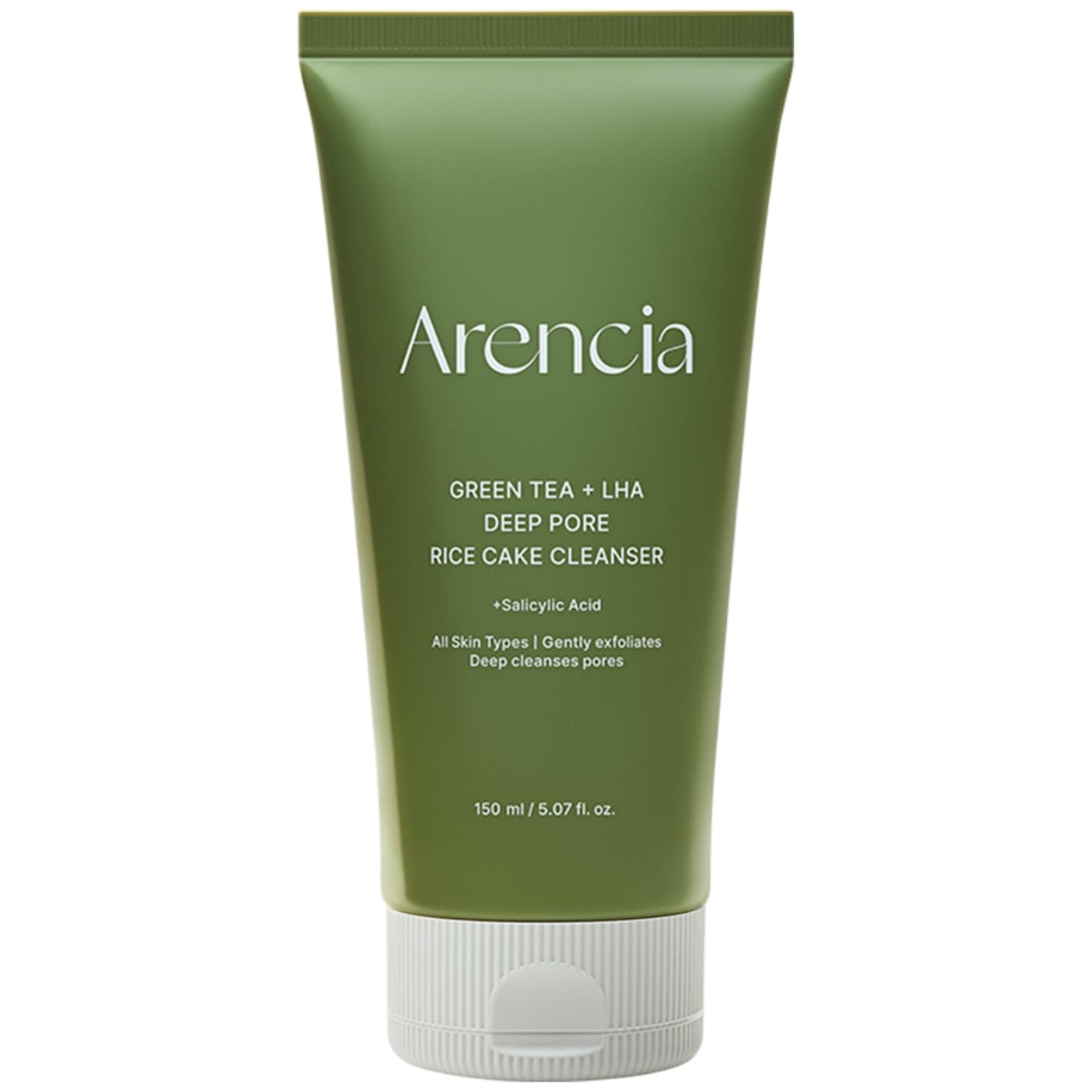 Arencia Green Tea + LHA Deep Pore Rice Cake Cleanser