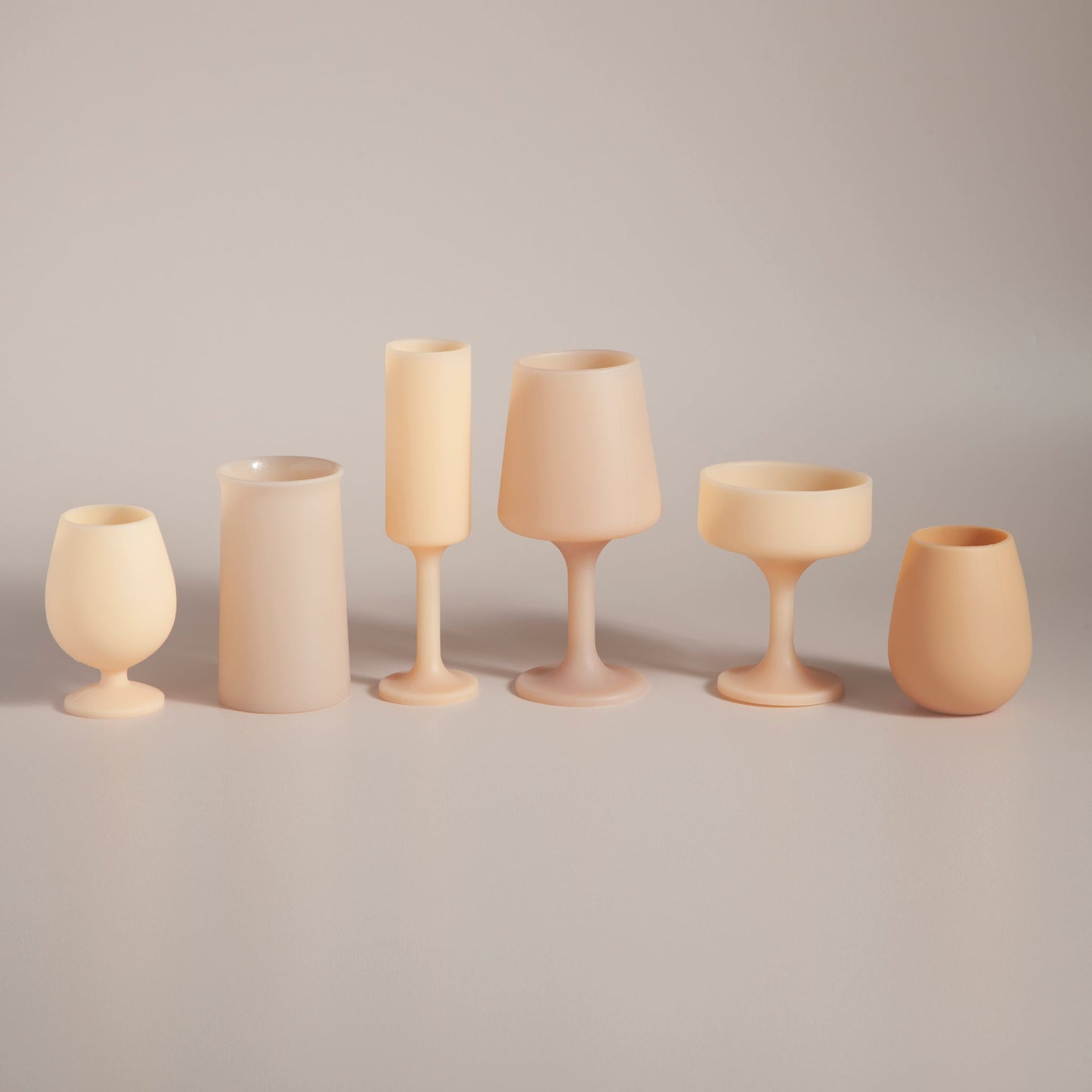 Wheat + Oat | Seff | Silicone Unbreakable Champagne Flutes