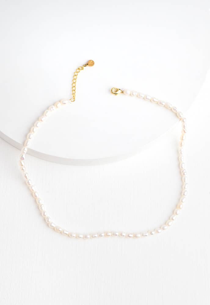 Baroque Freshwater Pearl Choker Necklace