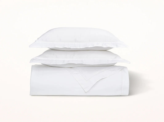 Signature Sateen Hemstitched Duvet Cover