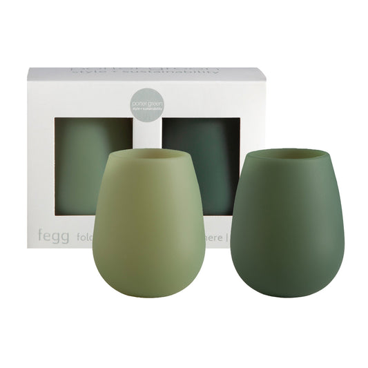 Sage + Olive | Fegg | Silicone Unbreakable Glasses