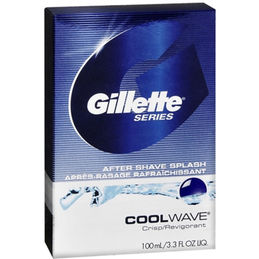 Gillette Series After Shave Splash, Cool Wave - 3.3 Fl Oz