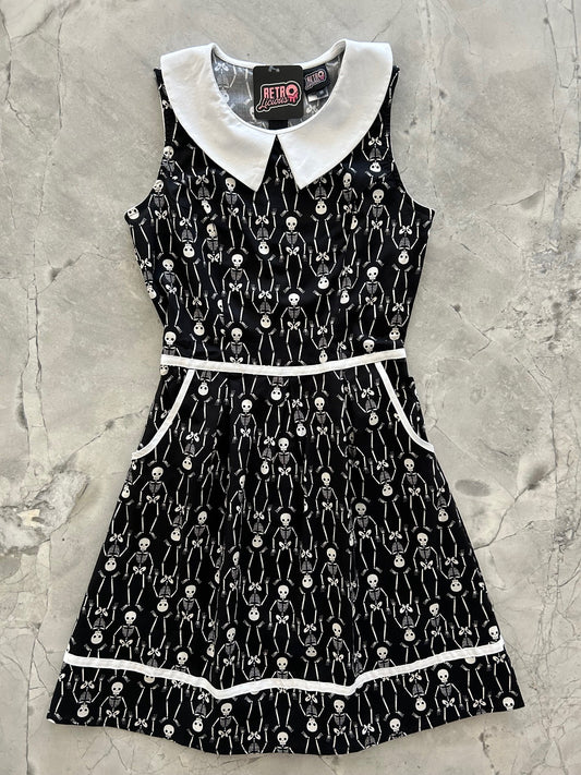 Skeleton Collared Dress