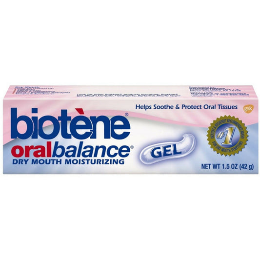 Biotene Oral Balance Moisturizing Gel And Dry Mouth Gel, Flavor Free 1.5 Oz