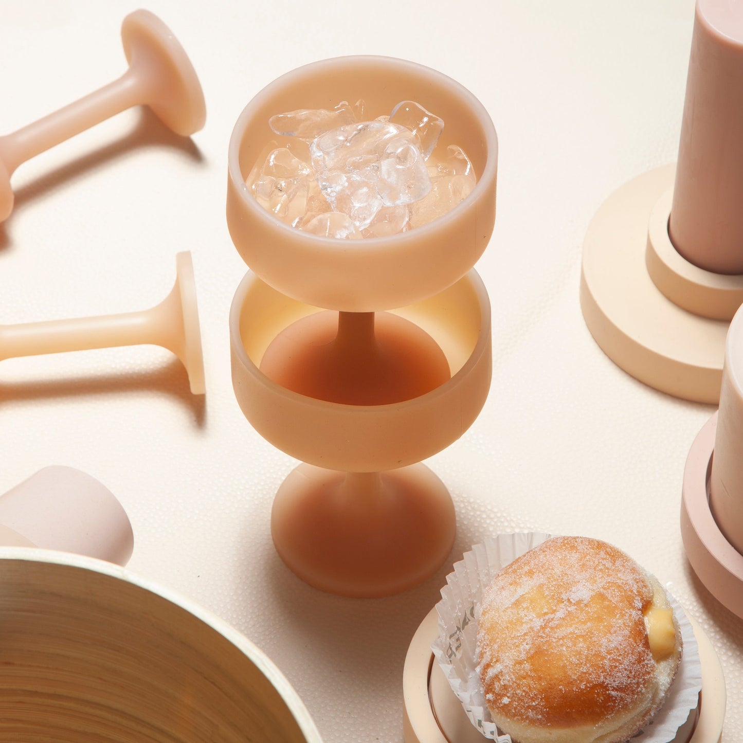 Wheat + Oat | Mecc | Silicone Unbreakable Cocktail Glasses