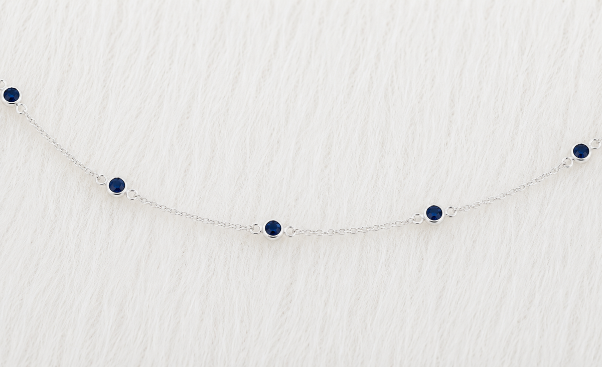 Septemeber Birthstone Bracelet — Lapis
