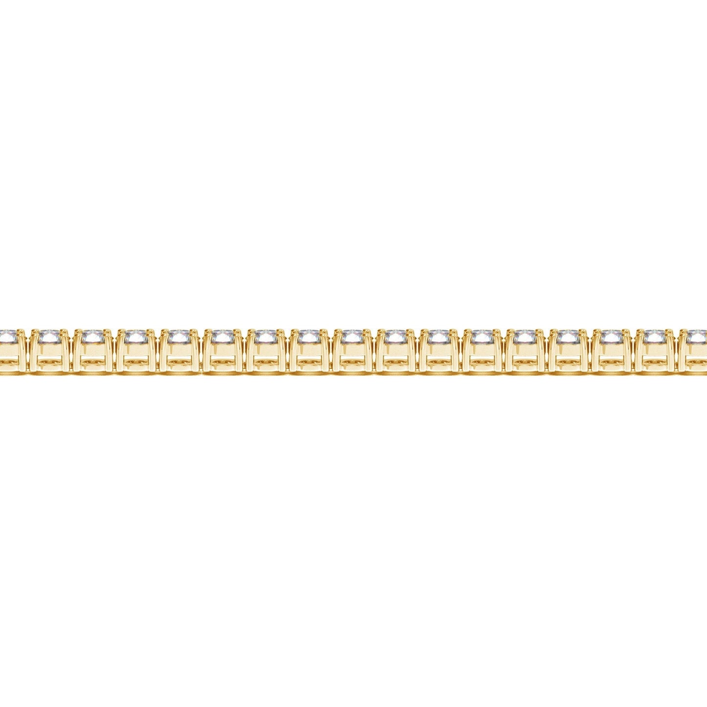 Lab Grown Round Diamond Tennis Bracelet in 14k Yellow Gold (6 cctw F/G  VS2/SI1)