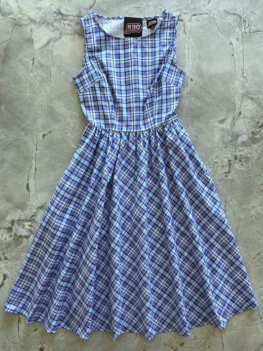Plaid Midi Dress