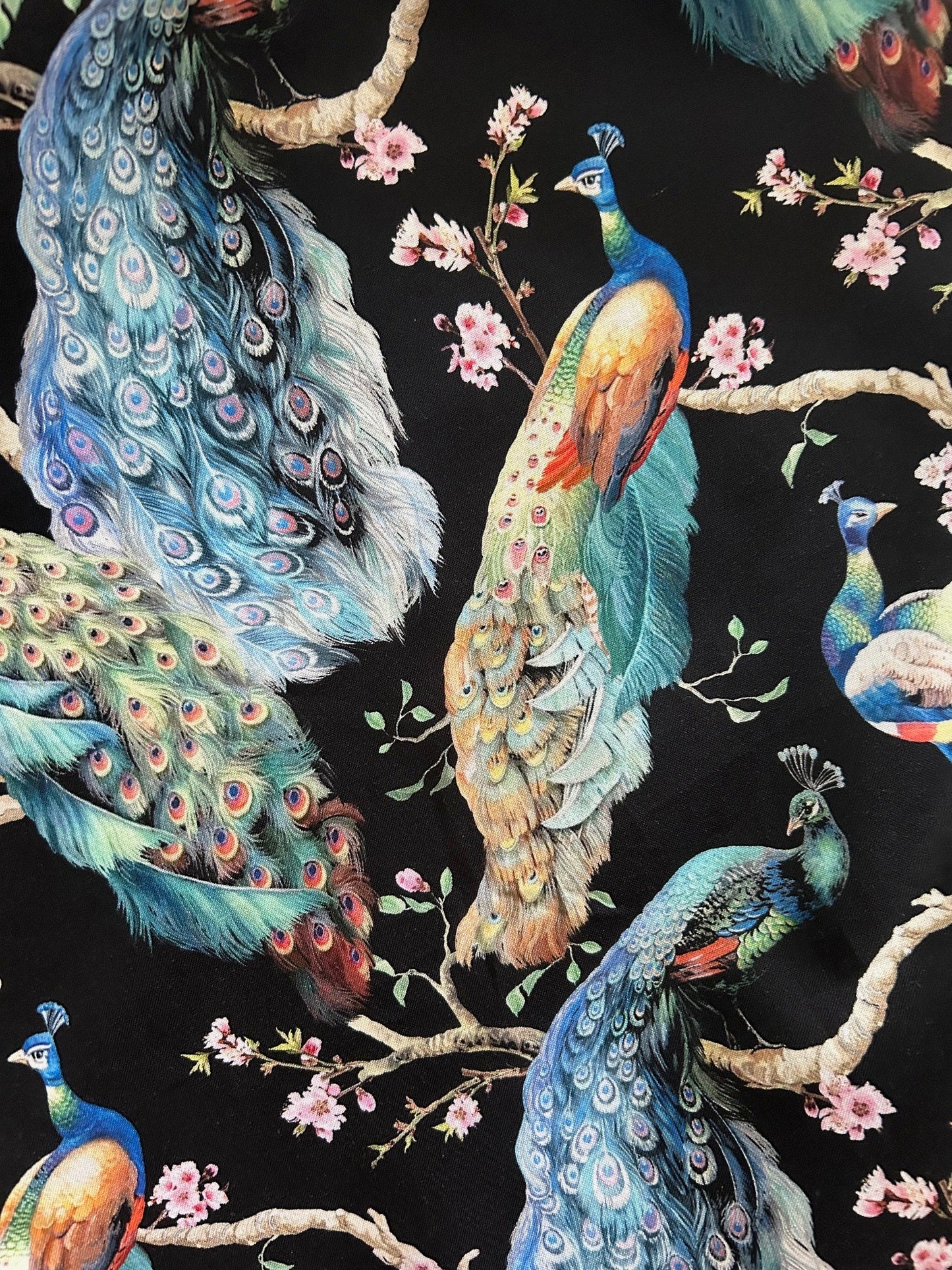 Peacock on Branches Greta Dress