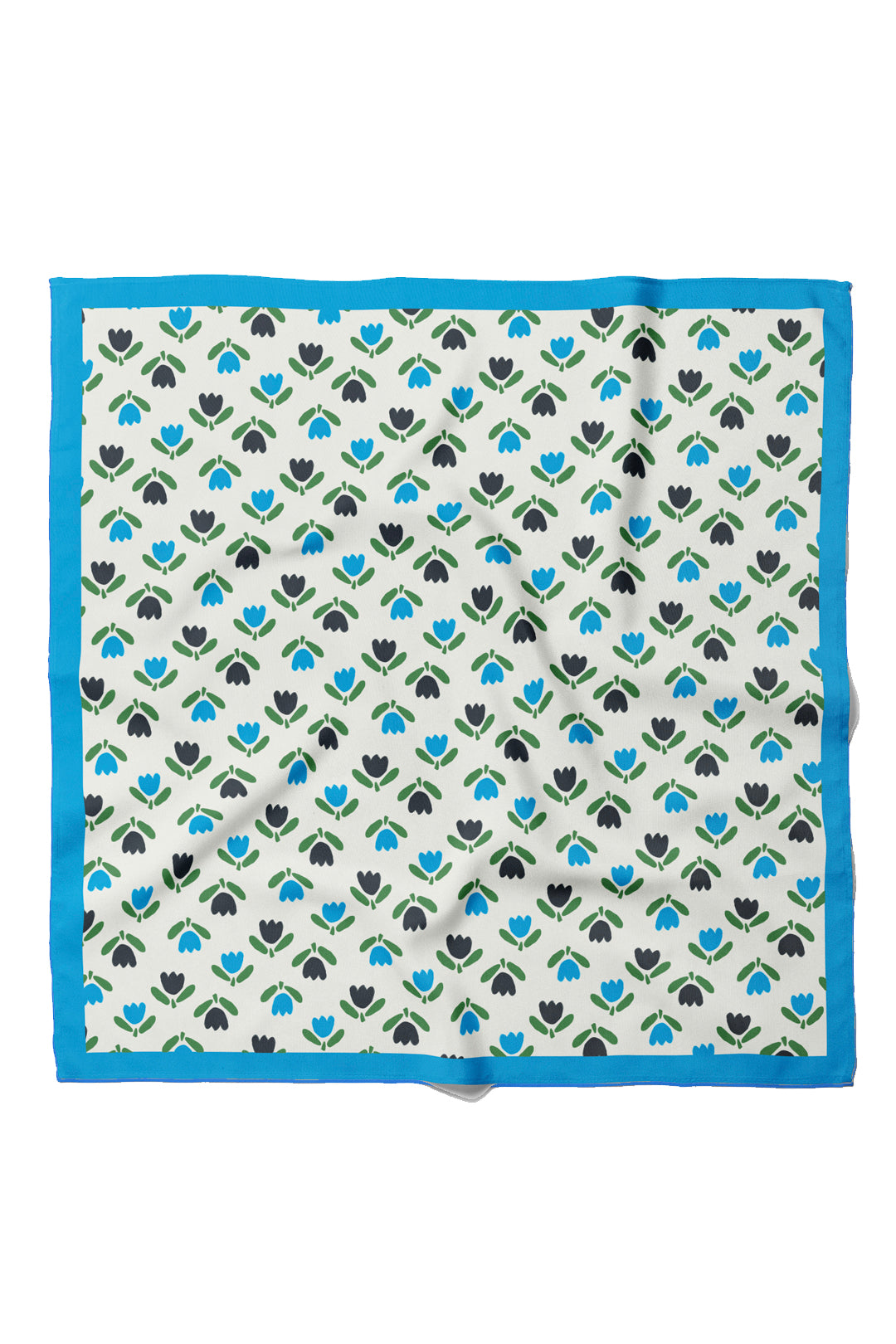 Blue Tulip Cotton Bandana