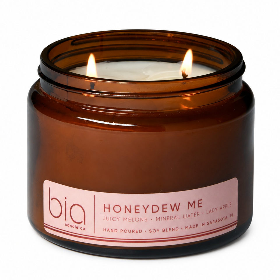 Honeydew Me Soy Blend Candle — Honeydew, Watermelon & Champagne