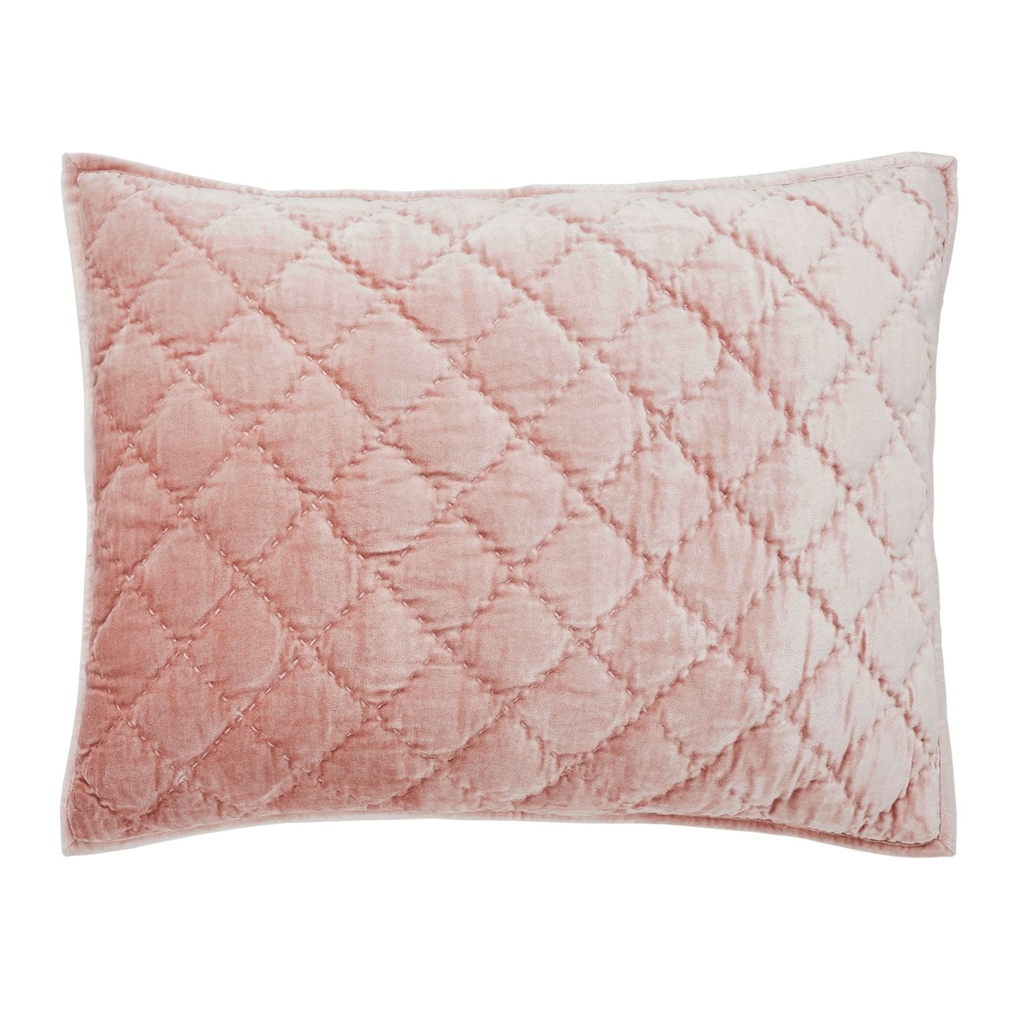 Clermont Diamond Velvet Quilt Sham