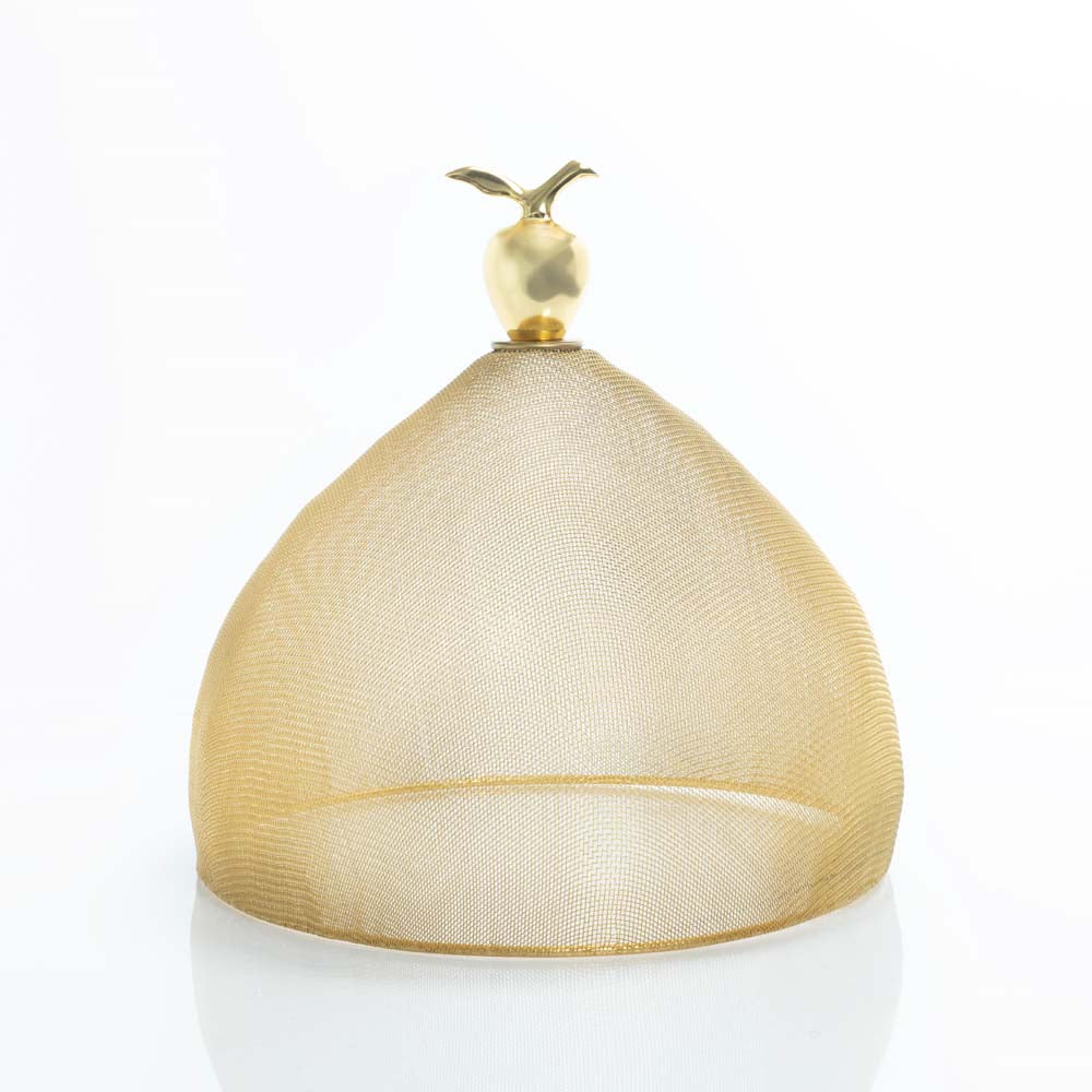 Gold Mesh Domes Set of 2 (1 Each Lg & Sm)