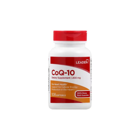 LEADER# CO-ENZYME Q10 200MG SOFTGELS 108 CT 