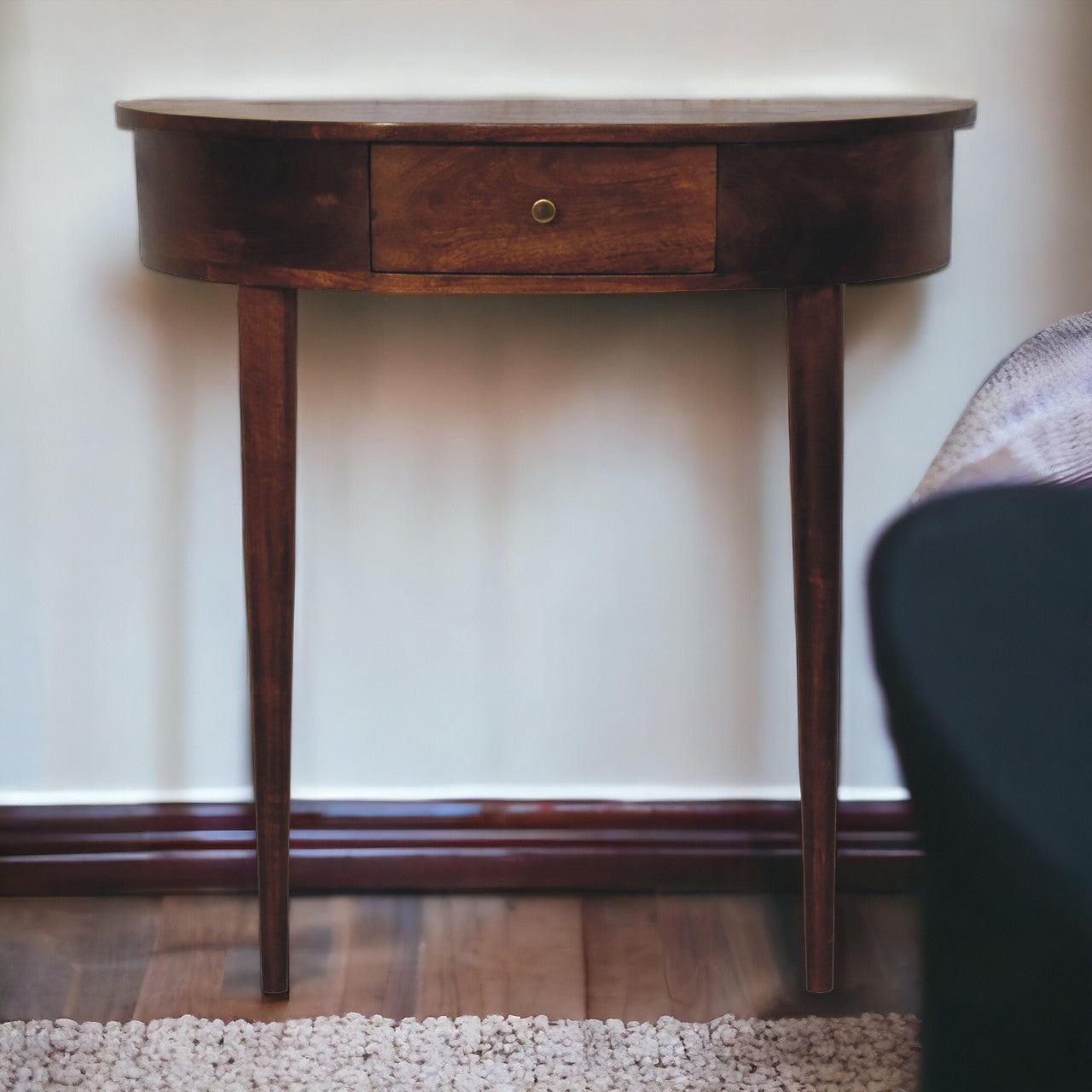Solid Wood Backless Mounted Console