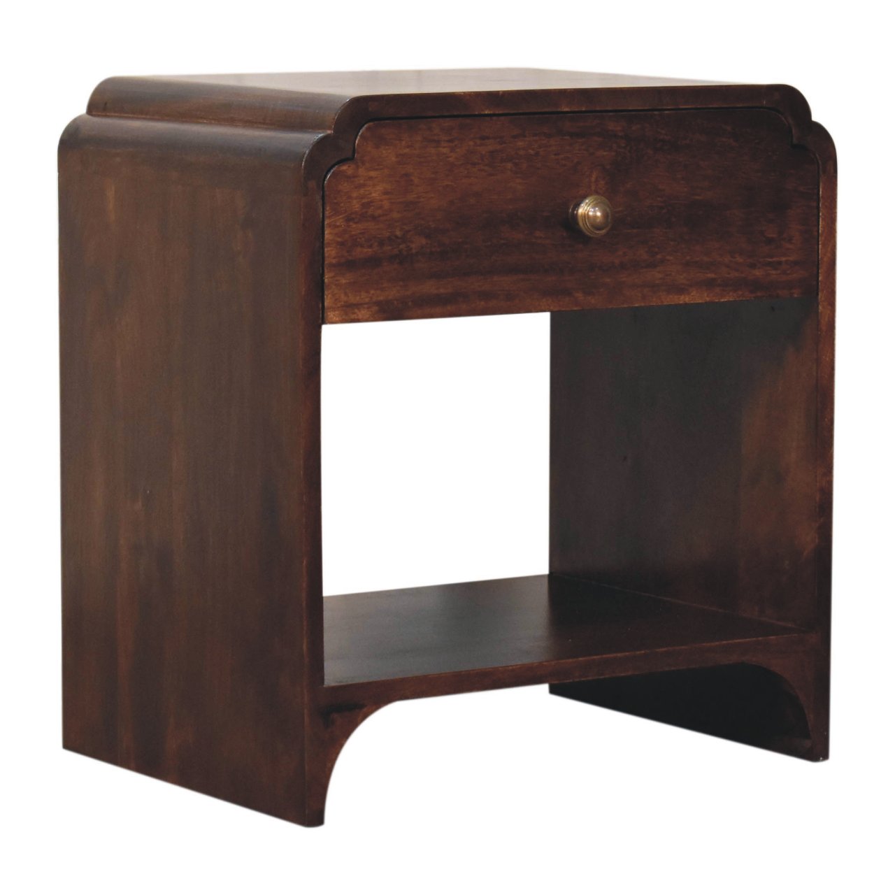 Solid Wood California Walnut Newton Bedside Table