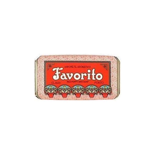 Claus Porto Favorito Red Poppy Mini Soap 1.7 oz