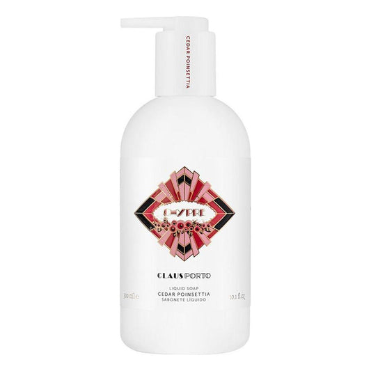 Claus Porto Chypre Cedar Poinettia Liquid Soap 10.1 oz