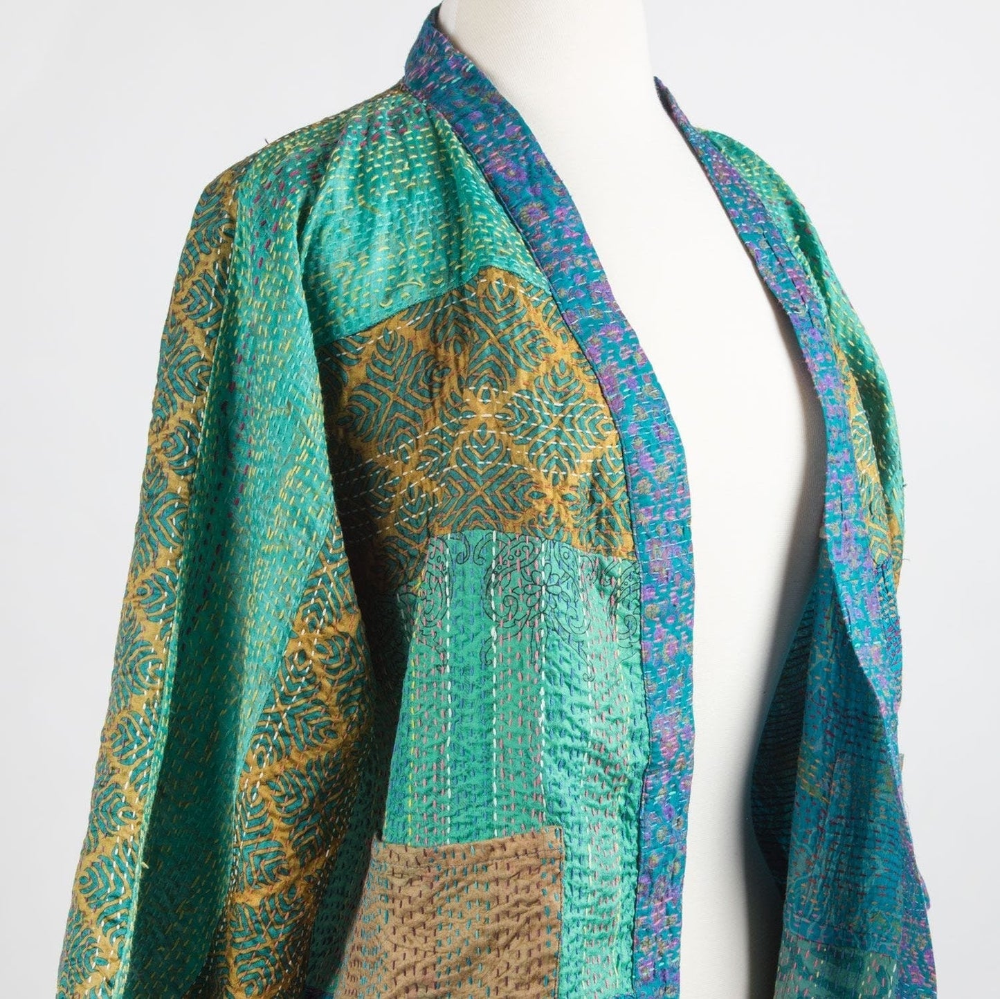 Patchwork Sari Topper