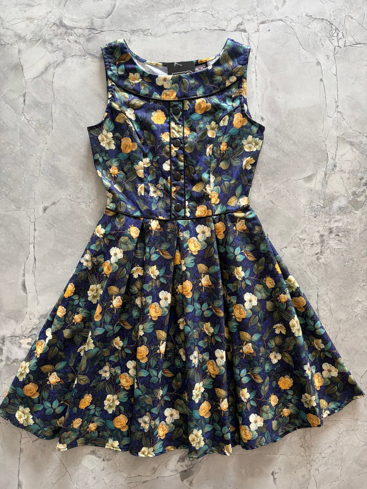 Elizabeth Dress in Rose Floral