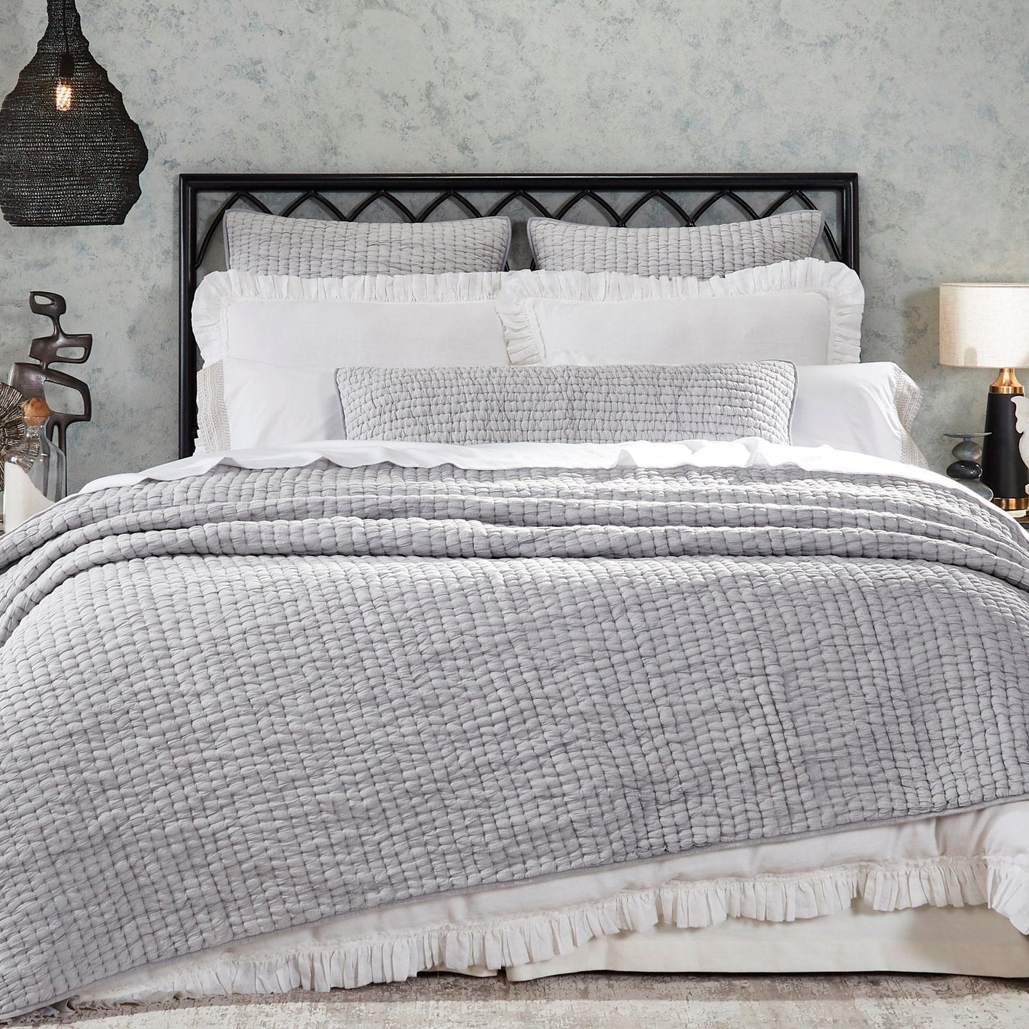 Bella Stone Washed Cotton Quilt