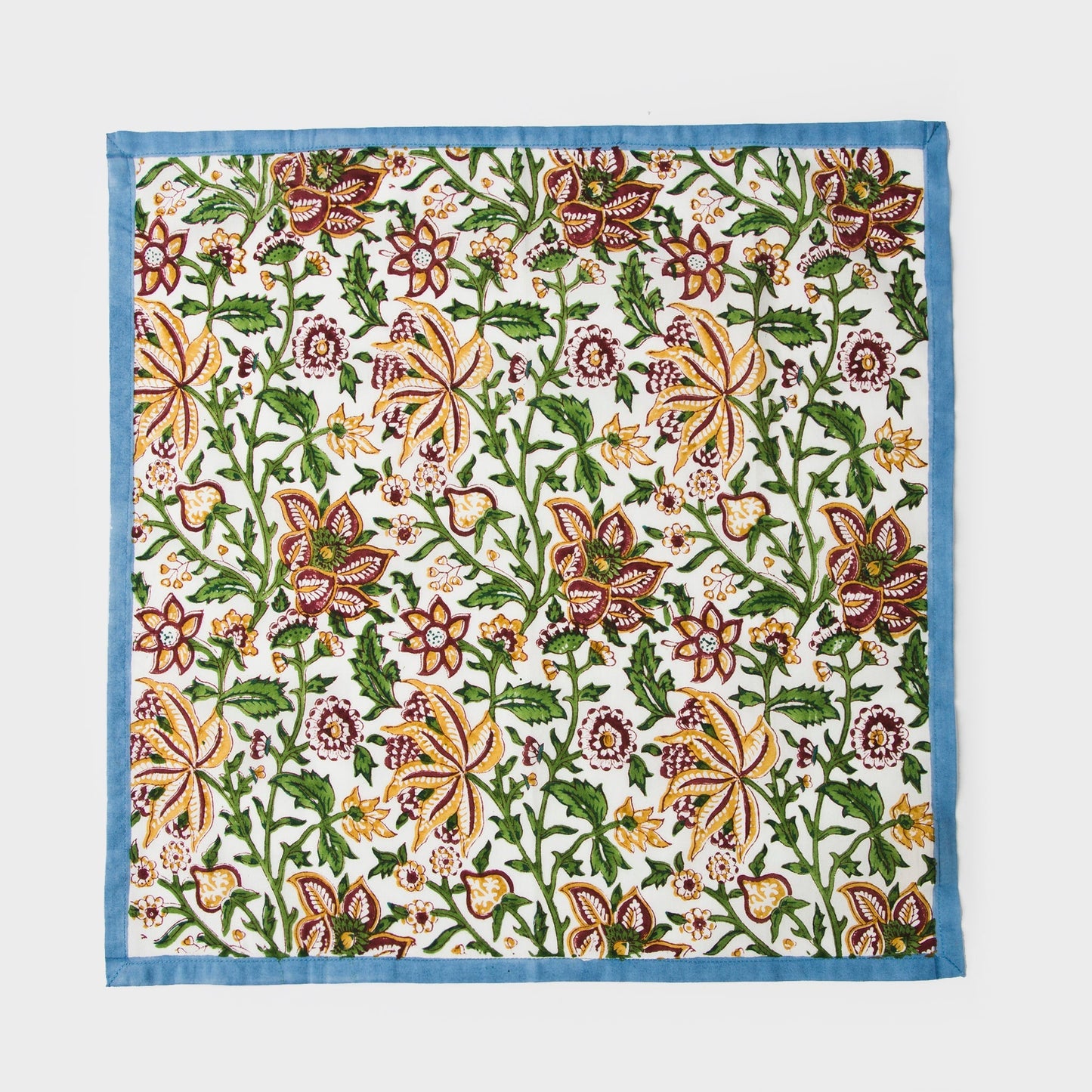 Florin Hand Block Printed Napkins Set of 4