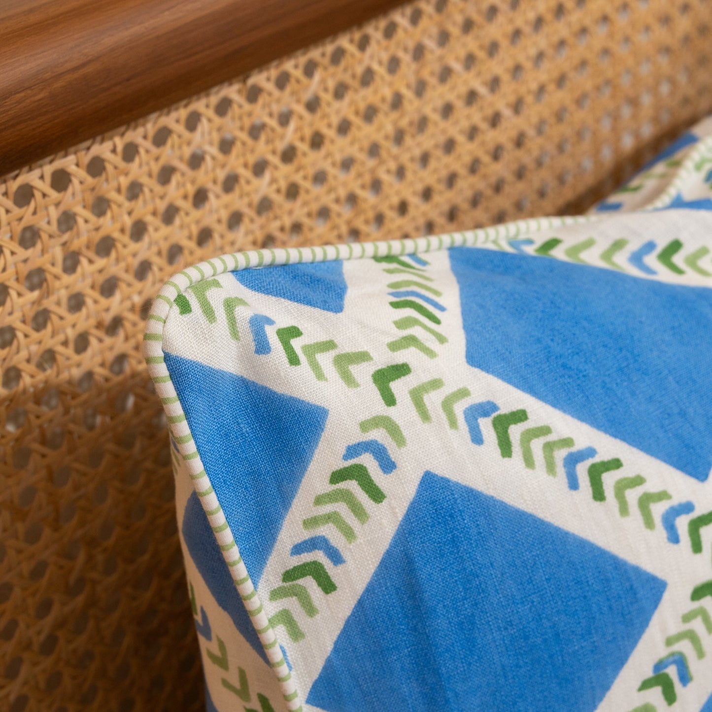 Mithya Linen Pillow Cover - Blue