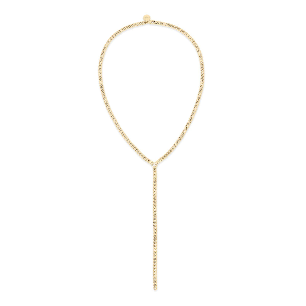Micro Link Curb Chain Lariat