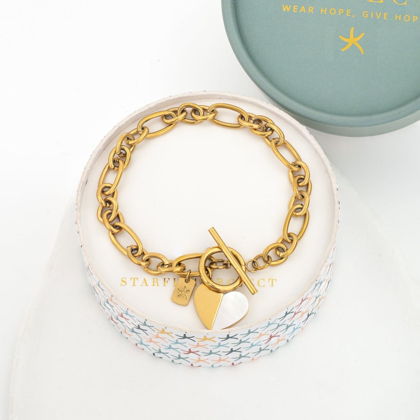 Give Hope Bracelet in Gold