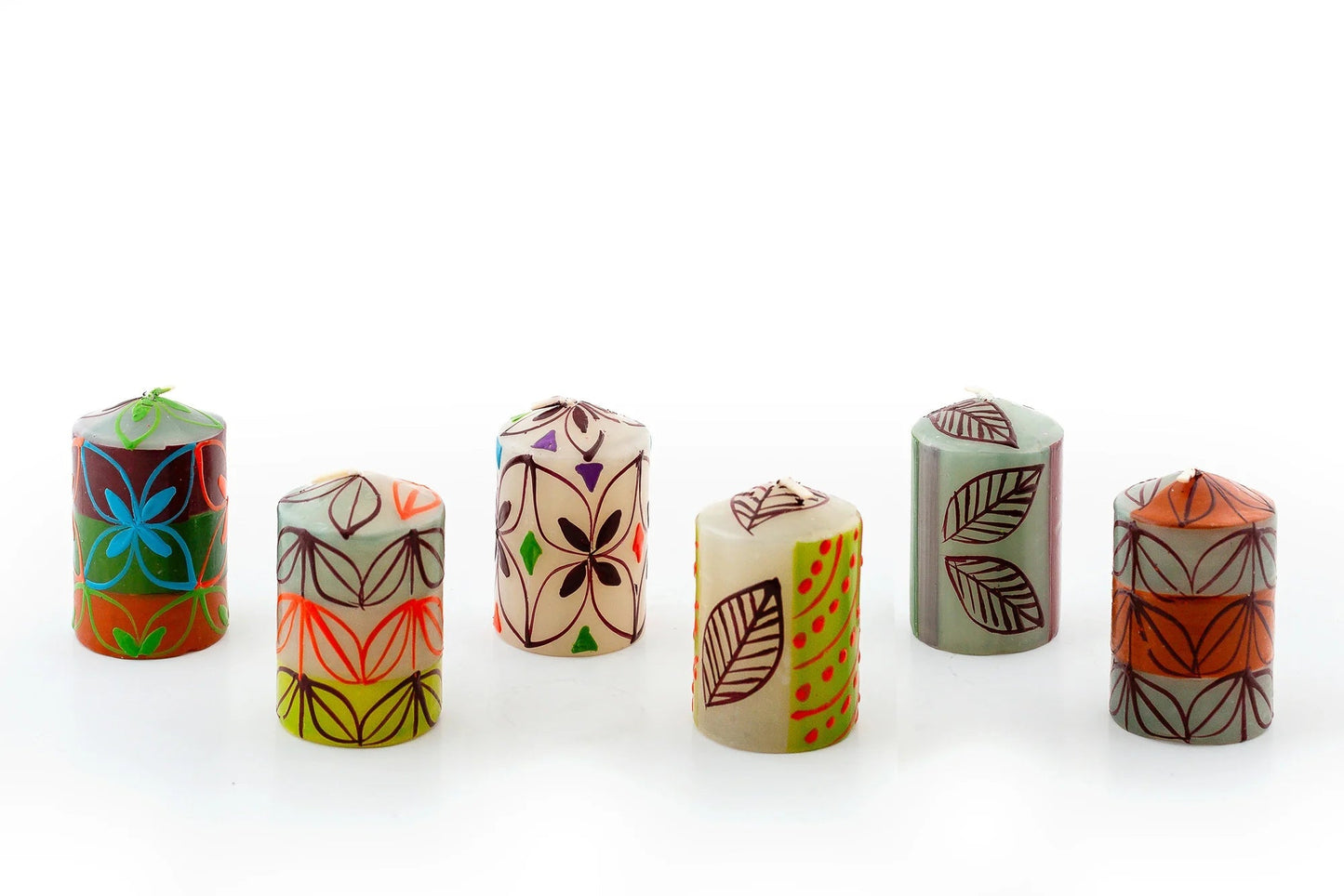 Magic Garden Painted Candles