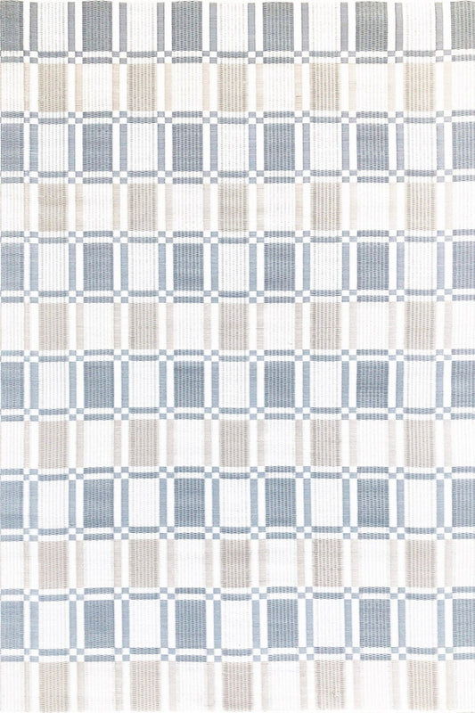 Plaid Off White & Stone