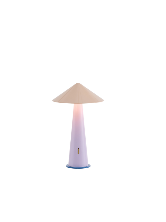 TIPSY Portable lamp - Agreeable Gray/Soft Purple