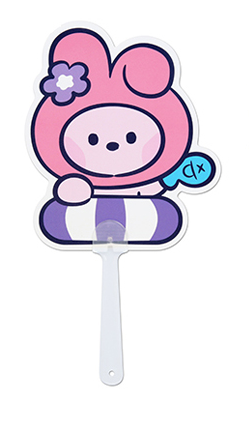 BT21 Minini Hand Fan Summer Sky