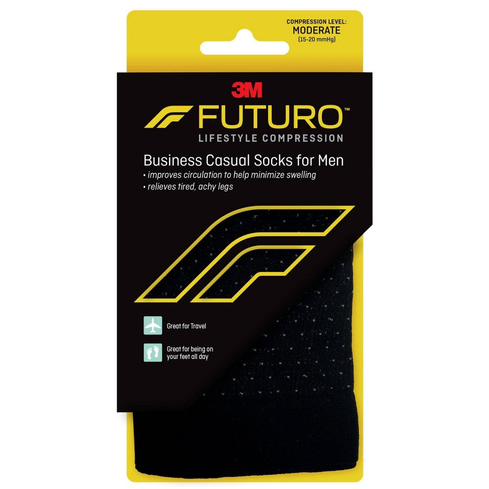 Futuro Men's Business Casual Socks - Black