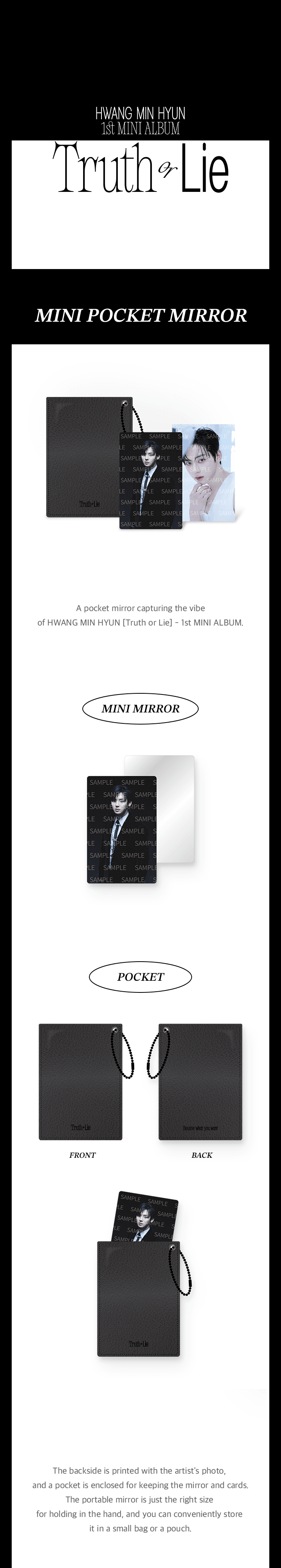 Hwang Min Hyun - Truth Or Lie Official Merch
