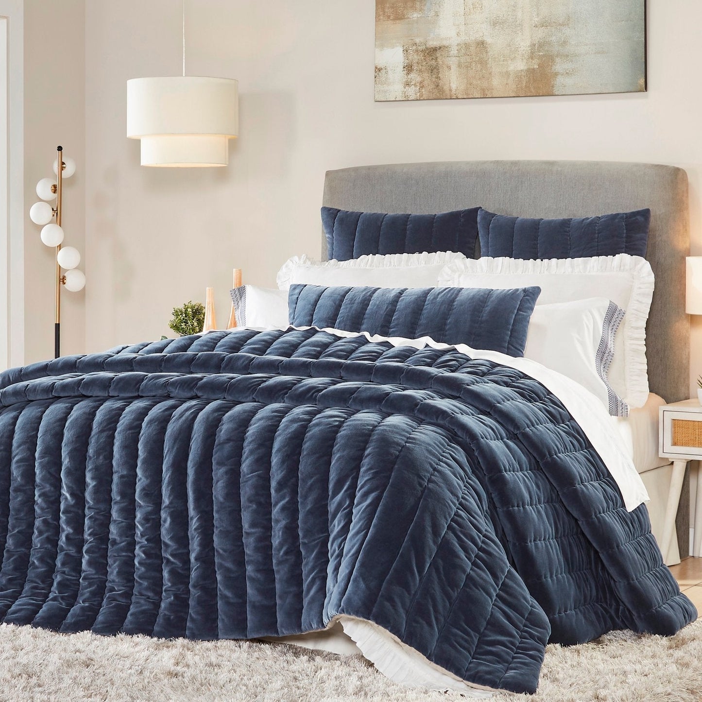 Albany Cotton Velvet Quilt