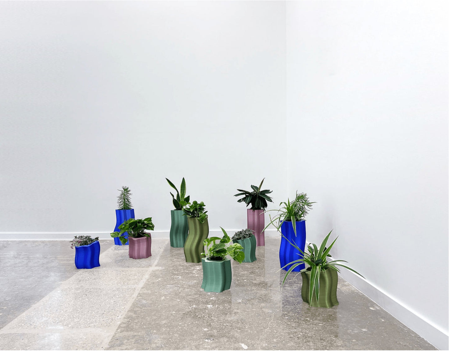 Frosting Large Planters