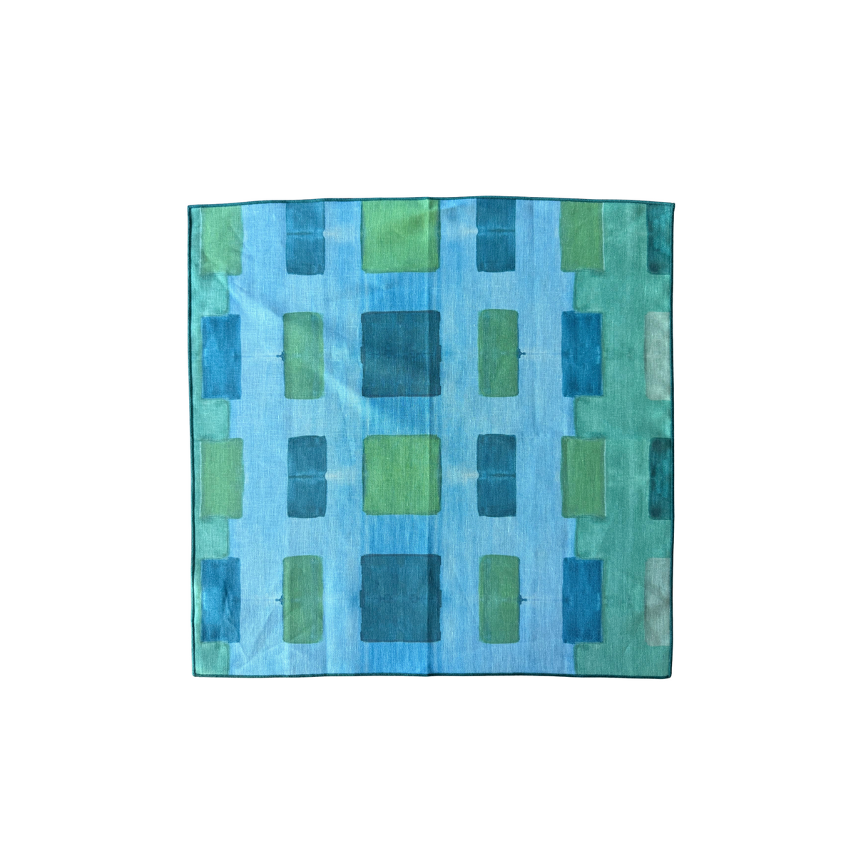 S/4 Blue Tapestry Napkin
