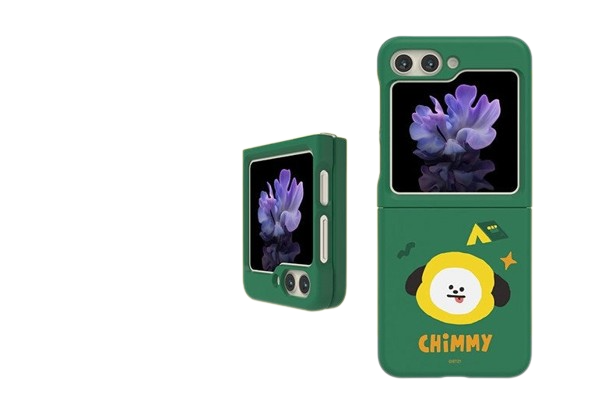 BT21 Baby Green Planet Galaxy Z Filp5 Slim Case
