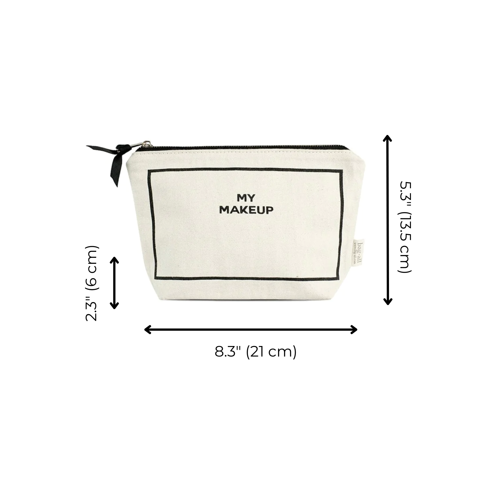 My Makeup Pouch, Coated Lining, Cream - Osadia Concept Store