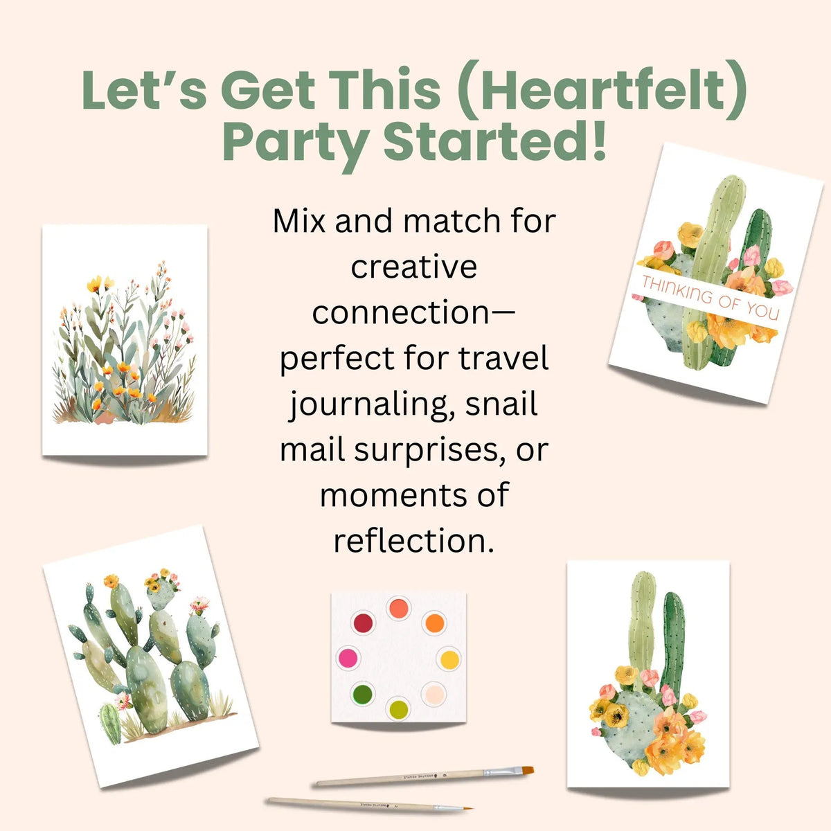 Holiday Collection: All-in-One Watercolor Art Prints + Postcards