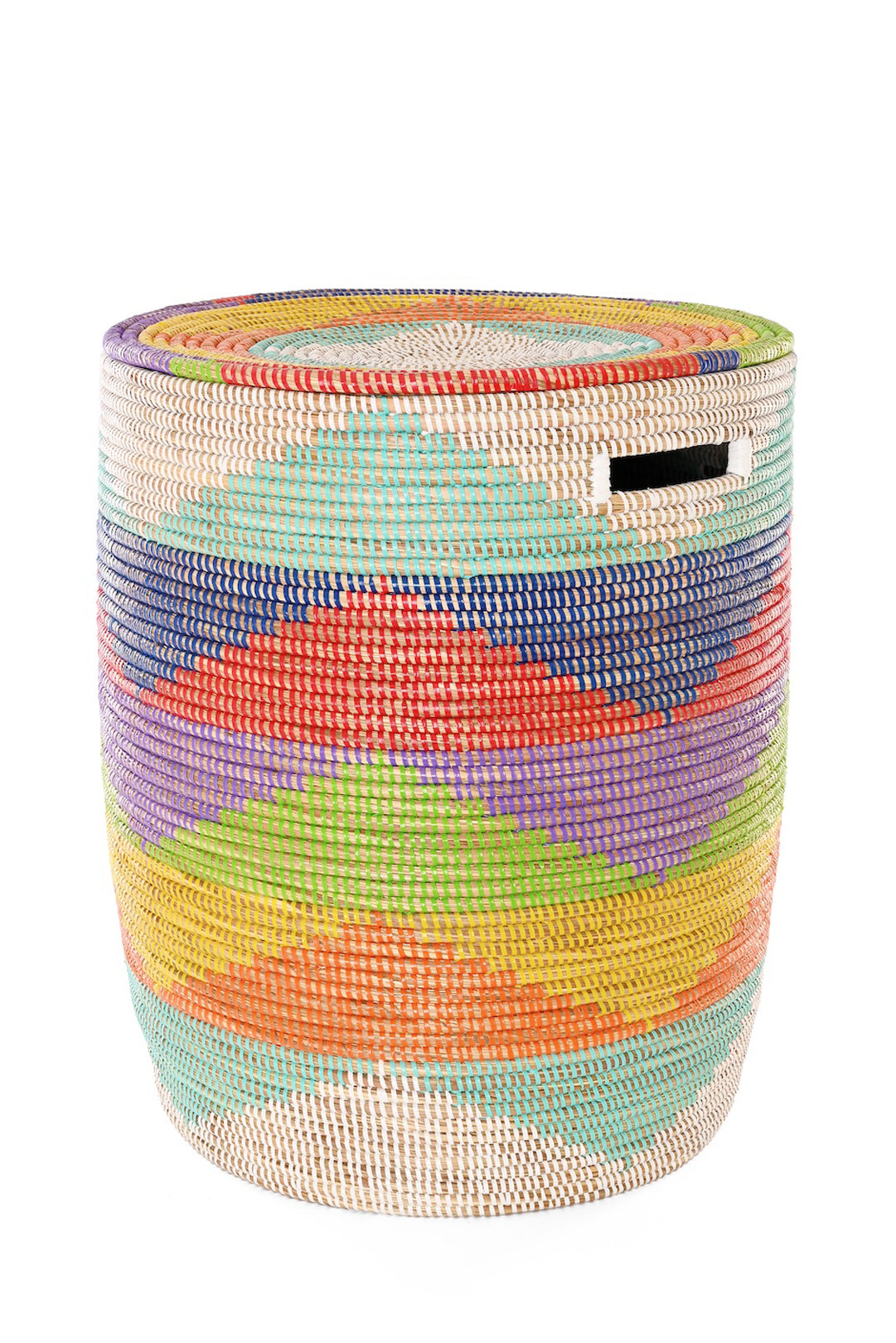 S/2 Rainbow Mountains Flat Lidded Hampers