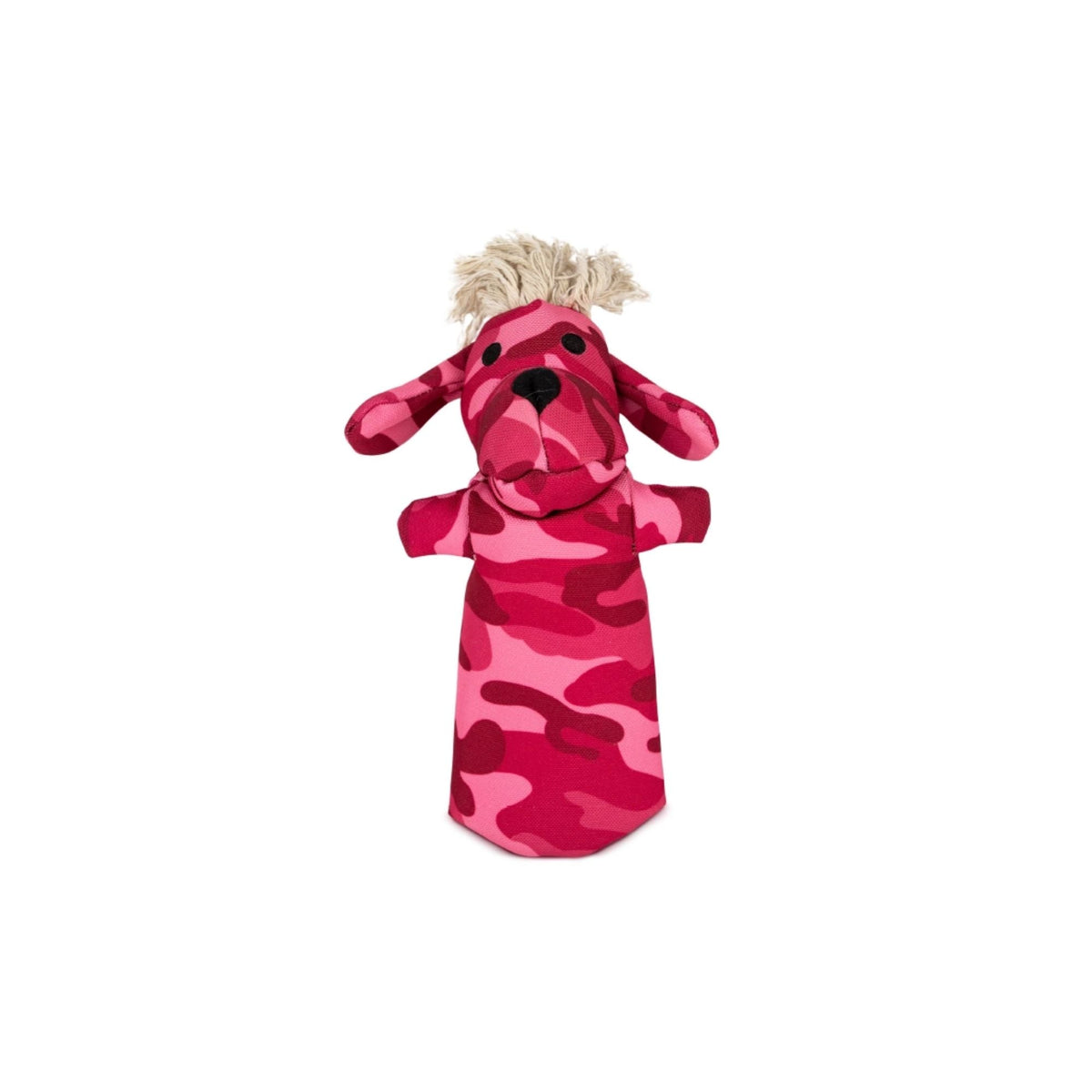 Squeaky Dog and Cat Chew Toy Cotton Canvas - Pinky