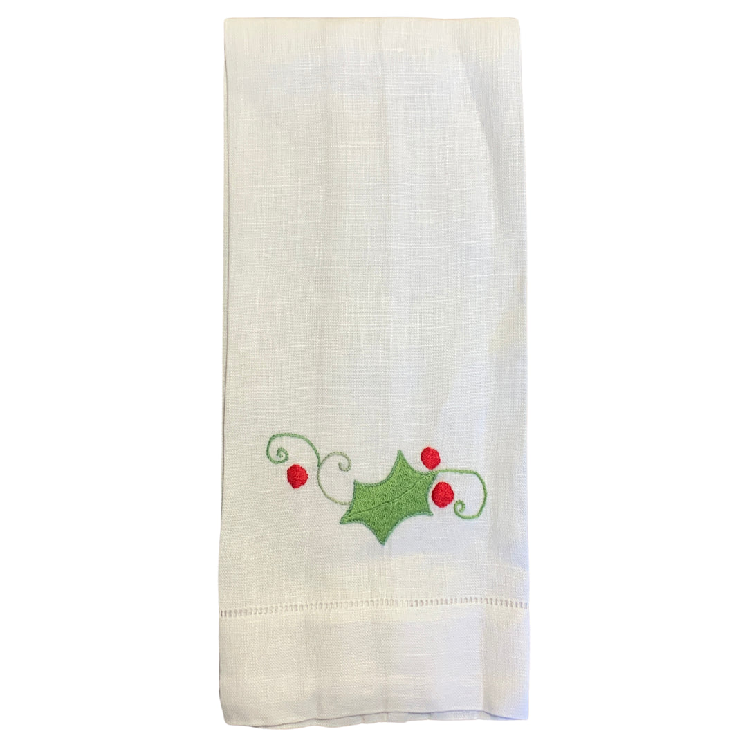 Holly Leaf Tea Towels